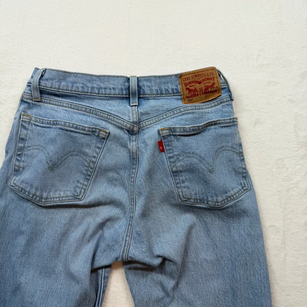 Levi's 501 Original Fit Jeans Men W26 L30 Blank Red Tag Excellent Straight Leg‎